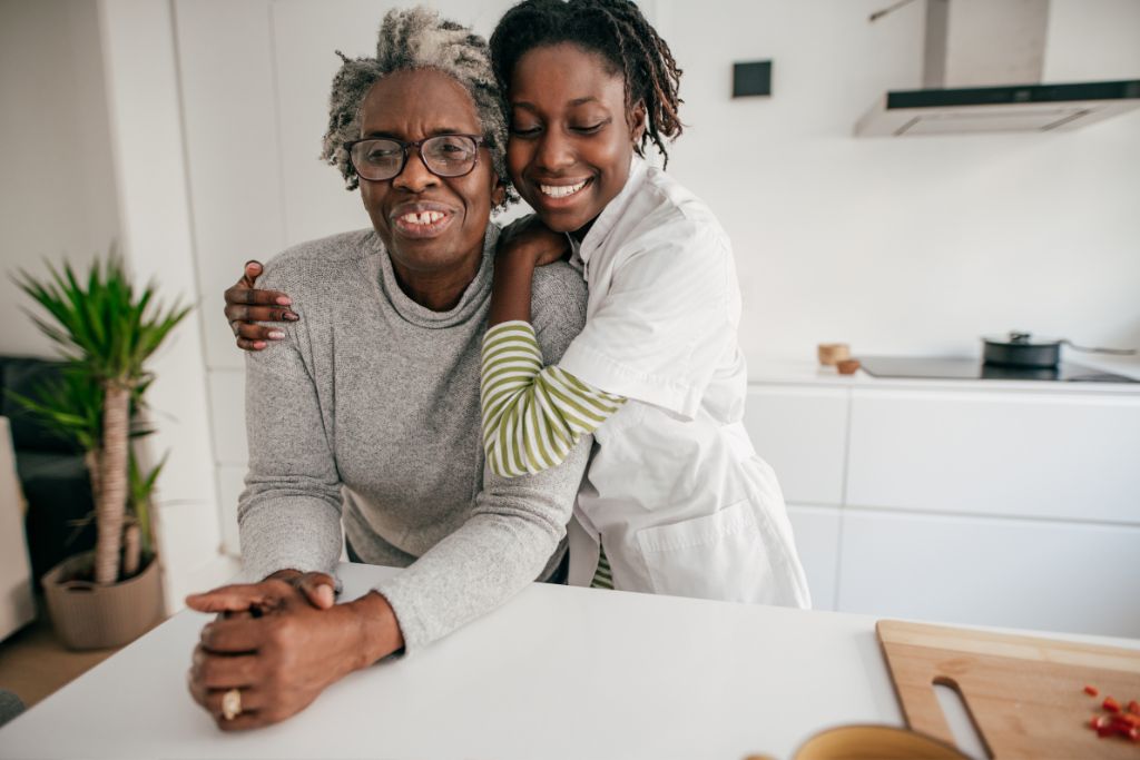 How do home health care services support family caregivers